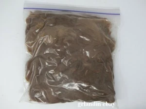 Alpaca Huacaya Raw Unprocessed Fiber - Medium Fawn Color - Sealed Bagged - Picture 1 of 3