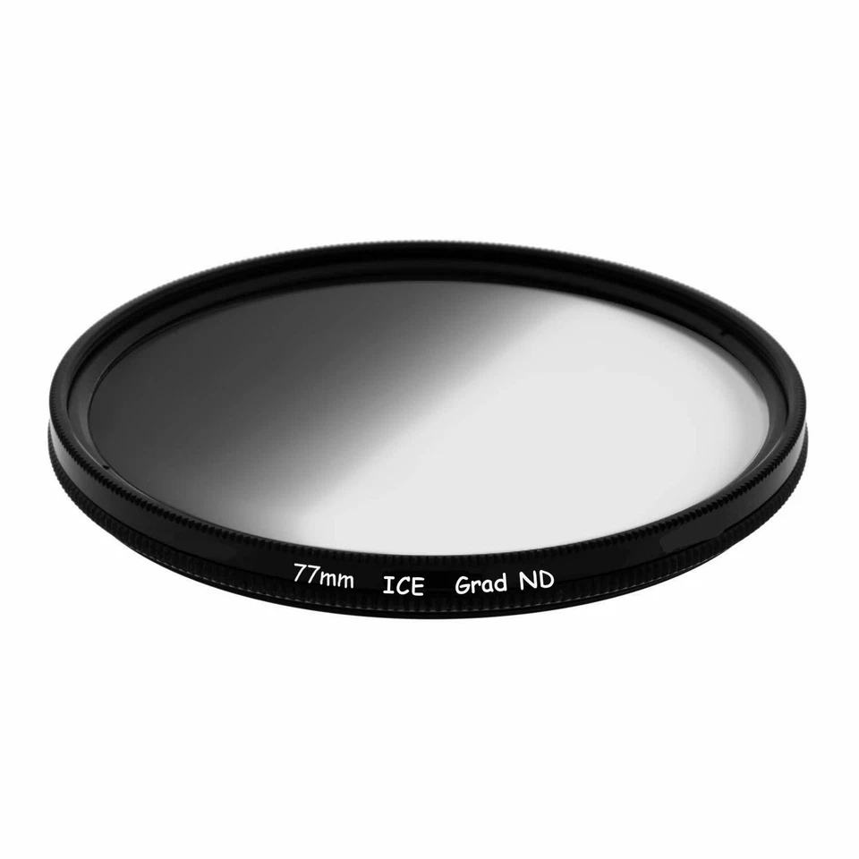 ICE 77mm GND8 Soft Grad ND8 Filter Neutral Density ND 3 Stop Optical Glass 77 - Image 1 of 1