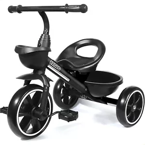 NEW Kids Tricycles Toddler Kids Trike for 2.5 BLACKC - Picture 1 of 7