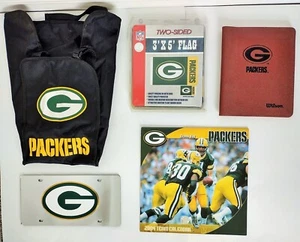 Green Bay Packers Items/Souvenir - NEW Flag, Lic Plate, Apron, MORE - Picture 1 of 7
