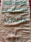 Vintage NORTHERN NARRAGANSETT Alfalfa Seed Feed Sack Bag