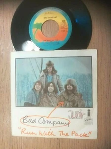 BAD COMPANY - RUN WITH THE PACK RARE YUGOSLAVIA UNIQUE 7"PS 1976 PAUL RODGERS - Picture 1 of 2