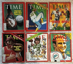 Time Magazine Lot of 6 - 1971, 1972 - Baseball - Football - Golf - Picture 1 of 14