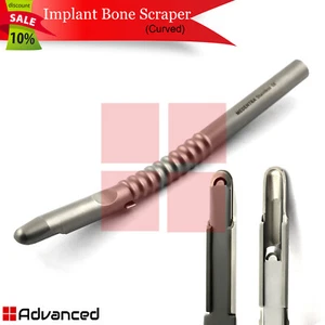 Dental Bone Grafting Scraper Implantology Harvester Collector Curved With Blades - Picture 1 of 3