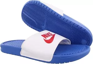 Sandalia deportiva Nike Benassi Solarsoft Slide 343880-410-090-100 para hombre - Imagen 1 de 11