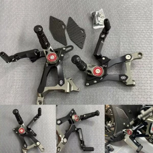 For Ducati Panigale V4 V4S V4R 2018-2024 Adjustable Rearsets FootPegs Footrests - Picture 1 of 14