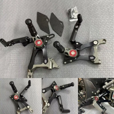Reposapiés ajustables para Ducati Panigale V4 V4S V4R 2018-2024 Foto 1 de 4