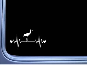 Sandhill Crane Lifeline L970 8" Sticker decal bird watcher heron farm pond - Bild 1 von 1