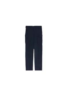 NWT Blauer Style 8655 side pocket polyester trousers Dark Navy Un-hemmed P4526 - Picture 1 of 4