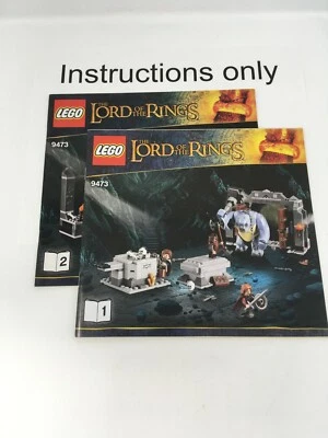 ONLY instructions books 1-2 Lego 9473 Mines of Moria Lord of the Rings Hobbit - Image 1 of 2
