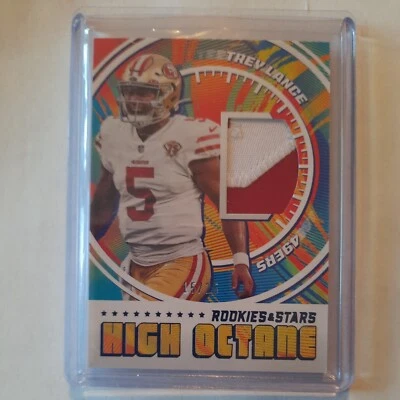 2022 Panini Rookie & Stars High Octane Jersey Relic #’d 15/25 Trey Lance #HM-TRL - Image 1 of 3