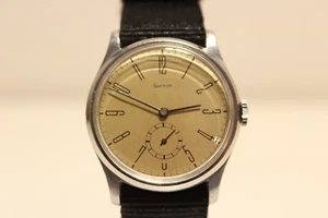 VINTAGE RARE NICE WW2 ERA GERMANY MEN'S MECHANICAL 35mm WATCH "ARCTOS" 15 J. - Picture 1 of 9