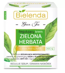 Bielenda Green Tea Regulating Night Face Cream Women Skin 50 ml./1.7 fl.oz. - Picture 1 of 1