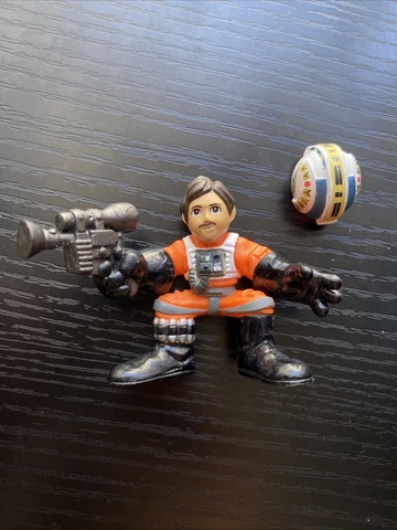 Star Wars Galactic Heroes BIGGS DARKLIGHTER in X-Wing Pilot Suit w/ Helmet Cover
