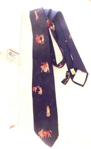 CORBATA TORO MATADOR DE COLECCIÓN TODO BULLOCK DE SEDA Y JONES SAN FRANCISCO - Imagen 1 de 6