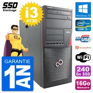 Pc Tour Fujitsu Celsius W530 Mt Intel I3-4130 Ram 16Go Ssd 240Go Windows 10 Wifi - Imagen 1 de 7