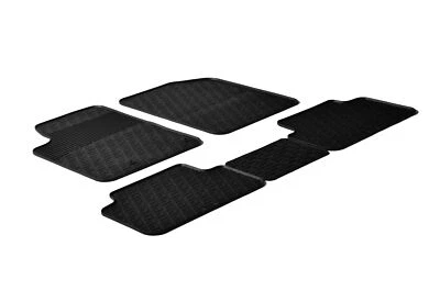 Designer Rubber Floor Mats to fit Peugeot Partner 12.2002-04.2008 Fit Rubber - Image 1 of 4