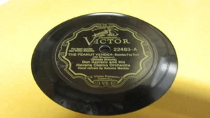 DON AZPIAZU VICTOR 78 RPM RECORD 22483 THE PEANUT VENDER - Picture 1 of 2