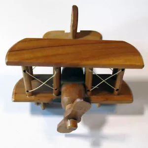 Miniature Wright Brothers Wood Plane 7" wide - Picture 1 of 3