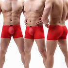 Men&#39;s Underwear Transparent Boxer Shorts Underpants Sexy Briefs Lingerie Panties