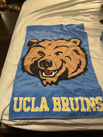 UCLA College Bruins Banner Flag Yard Banner Bear Blue Yellow Cover
