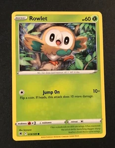 Rowlet 019/189 | Común | Resplandor astral SWSH  - Imagen 1 de 3