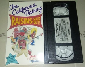 California Raisins 2 Sold Out Vhs Original Release Tape Plays Perfect  - Picture 1 of 2