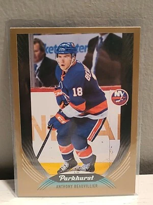2020-21 Upper Deck Parkhurst Gold Foil Anthony Beauvillier #95 NY Islanders  - Image 1 of 2
