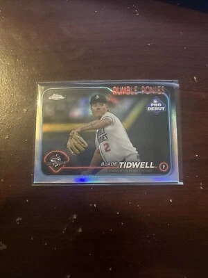 2024 Topps Pro Debut - Chrome #PDC-105 Blade Tidwell (RC) - Image 1 of 2