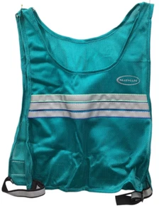 NEW Nathan Performance Gear Women's Small/Medium Teal Reflective Mesh Running - Picture 1 of 5