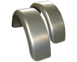 Paar Kotflügel aus Stahlblech - 22/80cm - 2 Anhänger Metall Kotflügel im Set - Zdjęcie 1 z 2