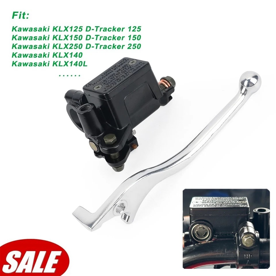 Cilindro maestro de freno delantero con palanca para Kawasaki KLX140/140L/140G/140R L/140R F Foto 1 de 4