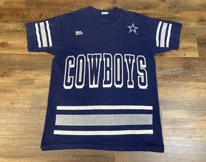 Vintage 1996s Dallas Cowboys AOP Jersey T-Shirt (Sanders) Single Stitch - Bild 1 von 7