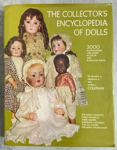 1968 Collector’s Encyclopedia of Dolls Coleman 1st Edition HC Vintage Reference - Bild 1 von 3