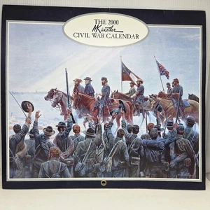 2000 Mort Künstler Bürgerkrieg Kalender unbenutzt 13 x 12 Kunstdrucke - Geschichte - Bild 1 von 15