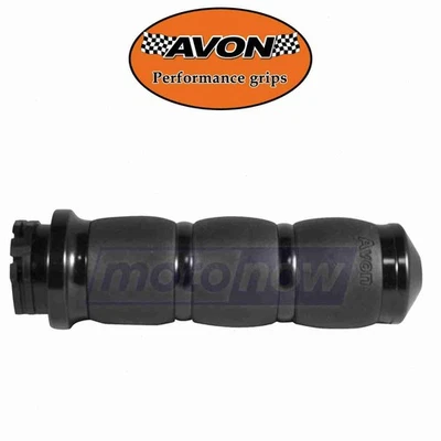 Avon Grips Velvet Air Cushion Grips for 2001-2006 Harley Davidson FLSTFI Fat rx Foto 1 de 4