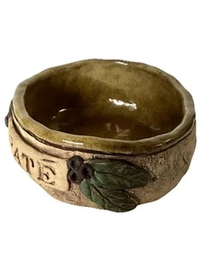 Cuenco de paté rústico firmado por Michel Boulay arte australiano cerámica artesanal país - Imagen 1 de 11