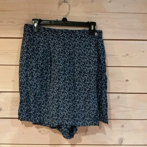 Vintage Studio Ladies Large Moofy Navy Floral Skort Lightweight - Picture 1 of 5