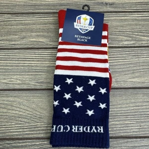 Herren 2025 Ryder Cup Golf Stars & Stripes Crew-Socken Bethpage schwarz NY USA neu - Bild 1 von 7