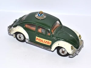 Vintage Corgi Toys  VW / Volkswagen 1200 Saloon Käfer Polizei mit Lenkung - Bild 1 von 6