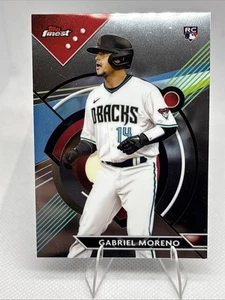 2023 Topps Finest Gabriel Moreno RC Arizona Diamondbacks - Picture 1 of 2
