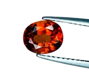 1.38CTS Naranja Rojo Natural Espesartita Granate Ovalado Piedras Preciosas Sueltas Ver Video - Imagen 1 de 3