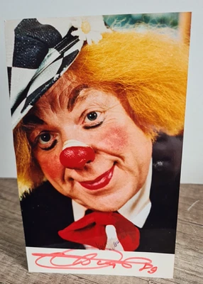 Autogramm - Oleg Popov - berühmter russischer Clown - original signiertes Foto - Bild 1 von 2