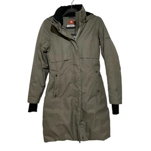Columbia Women's Omni-Heat Apres Arson Long Down Jacket Grey Size XS Parka - Picture 1 of 20