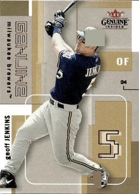 Geoff Jenkins 2004 Fleer Genuine Insider #46 Milwaukee Brewers - Image 1 of 2