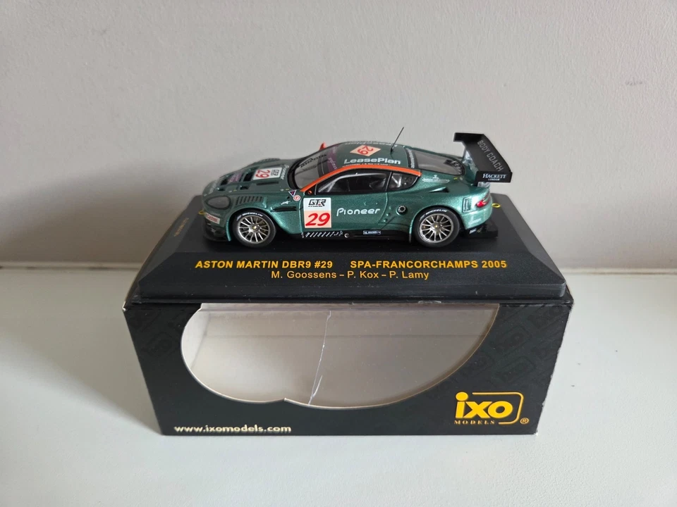 IXO 1/43 Aston Martin DBR9 Goossens/Box/Lamy - Spa 2005 - GTM030 - Immagine 1 di 4