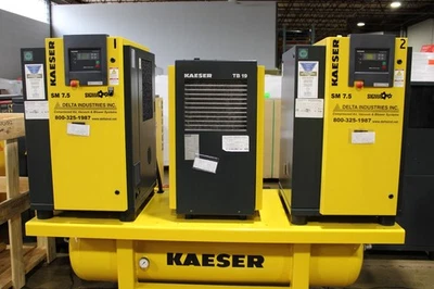 Usado Kaeser SM 7.5S - Paquete de compresor dúplex - Compresor de aire rotativo Foto 1 de 4
