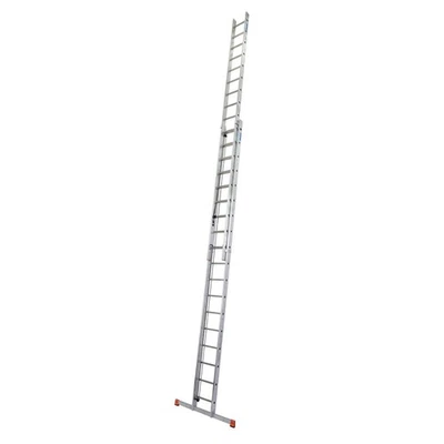 KRAUSE Schiebeleiter MONTO Robilo silber 36 Sprossen, H: 520,0 cm - Bild 1 von 4