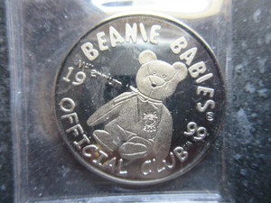 TY Beanie Babies 1999 Official Club Medallion Millennium - Imagen 1 de 2