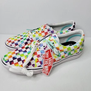 VANS Comfycush Era Tie Dye Checker Womens 12 Mens 10.5 Checkerboard Multi Color - Picture 1 of 8
